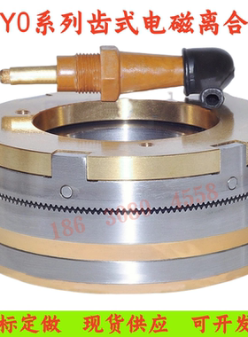 DLY0系列牙嵌式齿式电磁离合器DC24V滑环电刷供电现货支持定做