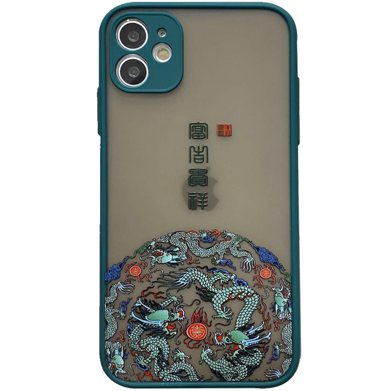 适用中国风iPhone13手机壳苹果12promax流苏11万事胜意XR富贵13promax磨砂8/7plus防摔6sp