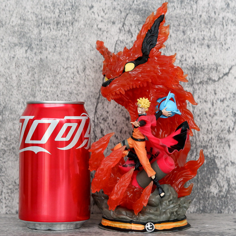 火影忍者手办CS七代火影九尾漩涡鸣人水门带土卡卡西动漫模型摆件