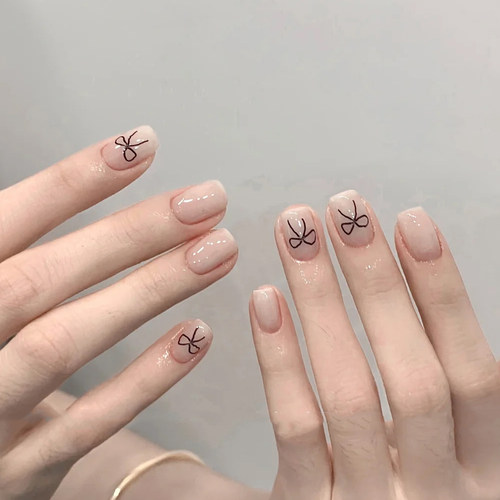 照灯变硬持久防水可拆卸美甲贴纸