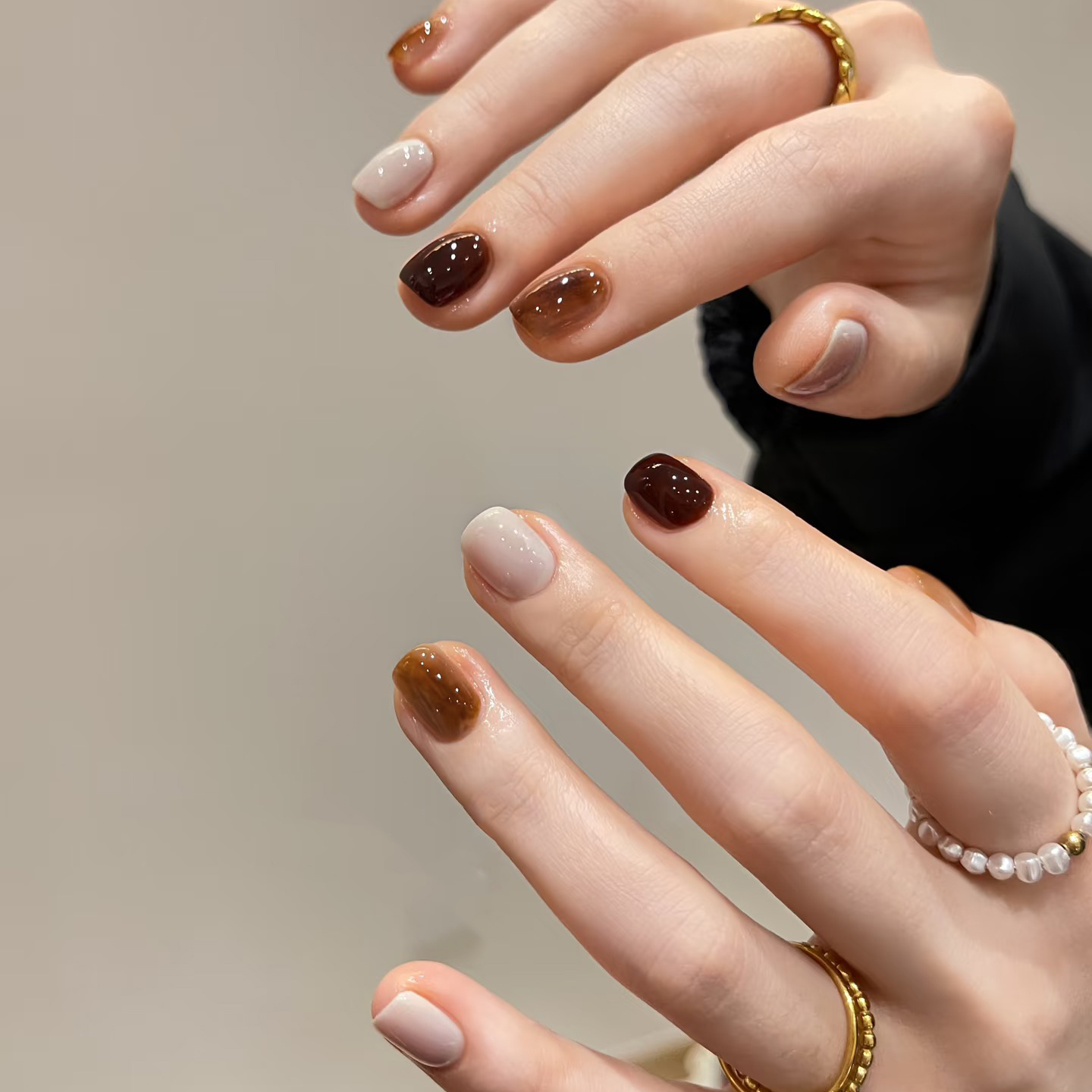 服帖持久防水可拆卸指甲贴片新款