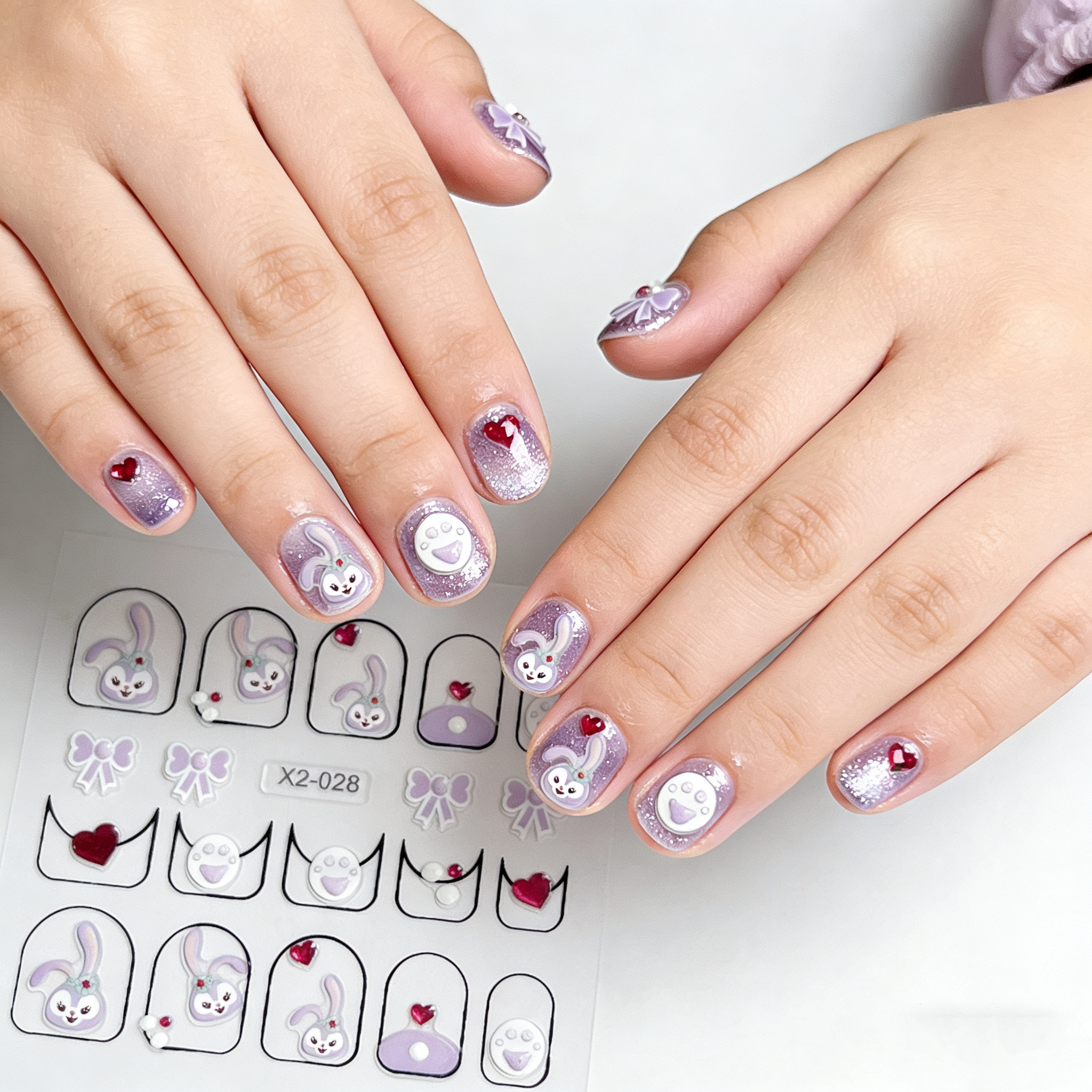 网红小雏菊蝴蝶3D立体贴花