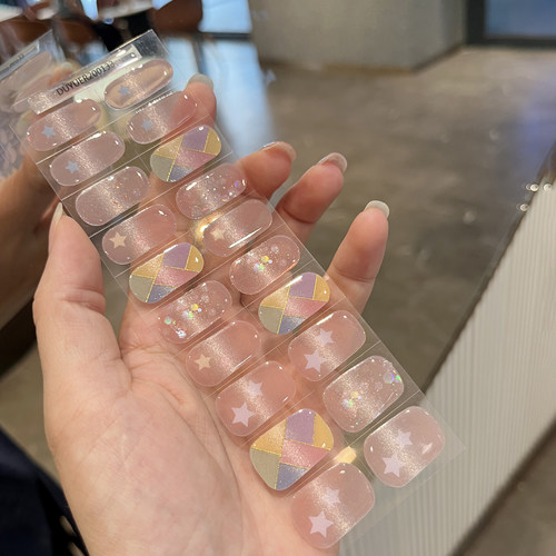 成品穿戴式防水持久美甲贴片