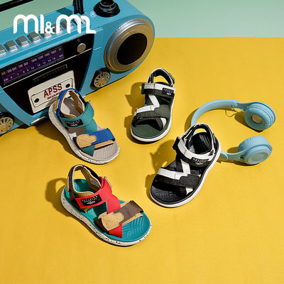 M1M2西班牙童鞋儿童夏季编织凉鞋