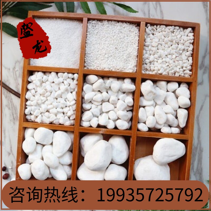 山西白石子白色石头白色砾石造景小石子天然铺面盆栽花盆庭院装饰