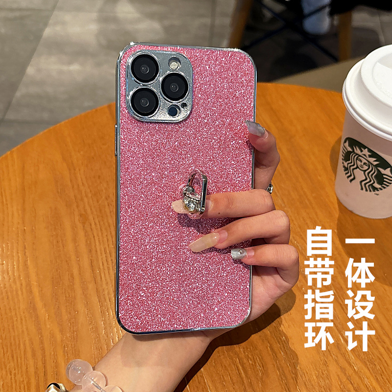 适用于苹果自带指环一体手机壳