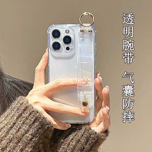 适用oppo气囊防摔腕带保护套透明