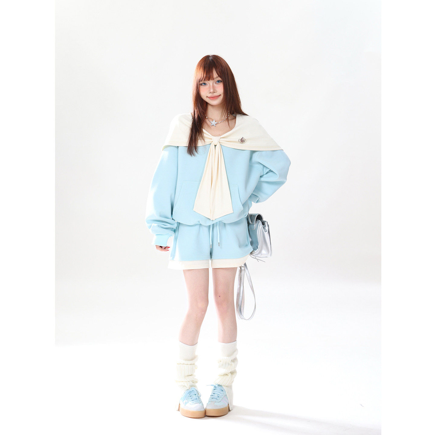 AONW韩系卫衣套装女春季2026新款超火ootd穿搭一整套气质春秋装女