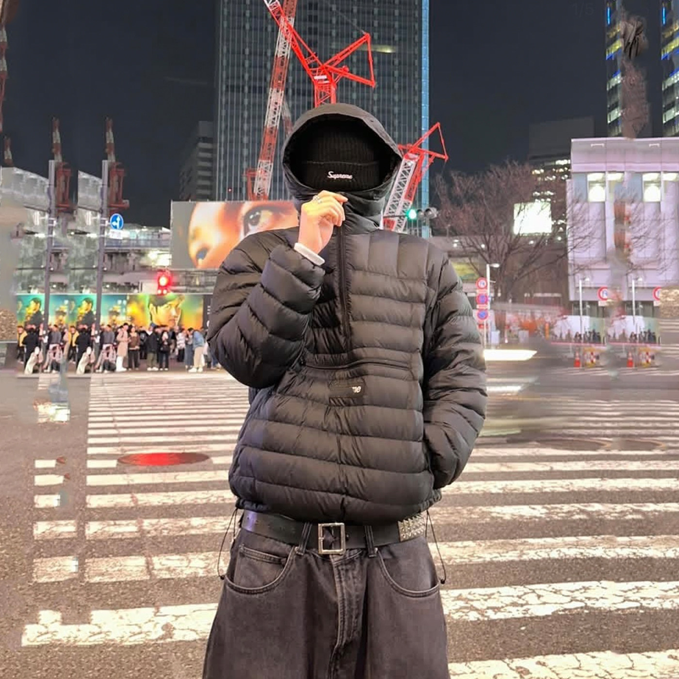 对版现货】Micro Down Half zip国标90白鸭绒排骨羽绒服外套男女