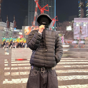 Half 对版 Down Micro zip国标90白鸭绒排骨羽绒服外套男女 现货