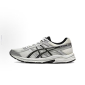 Gel 男款 Contend 百搭舒适 Asics 低帮跑步鞋 合成革 白银色