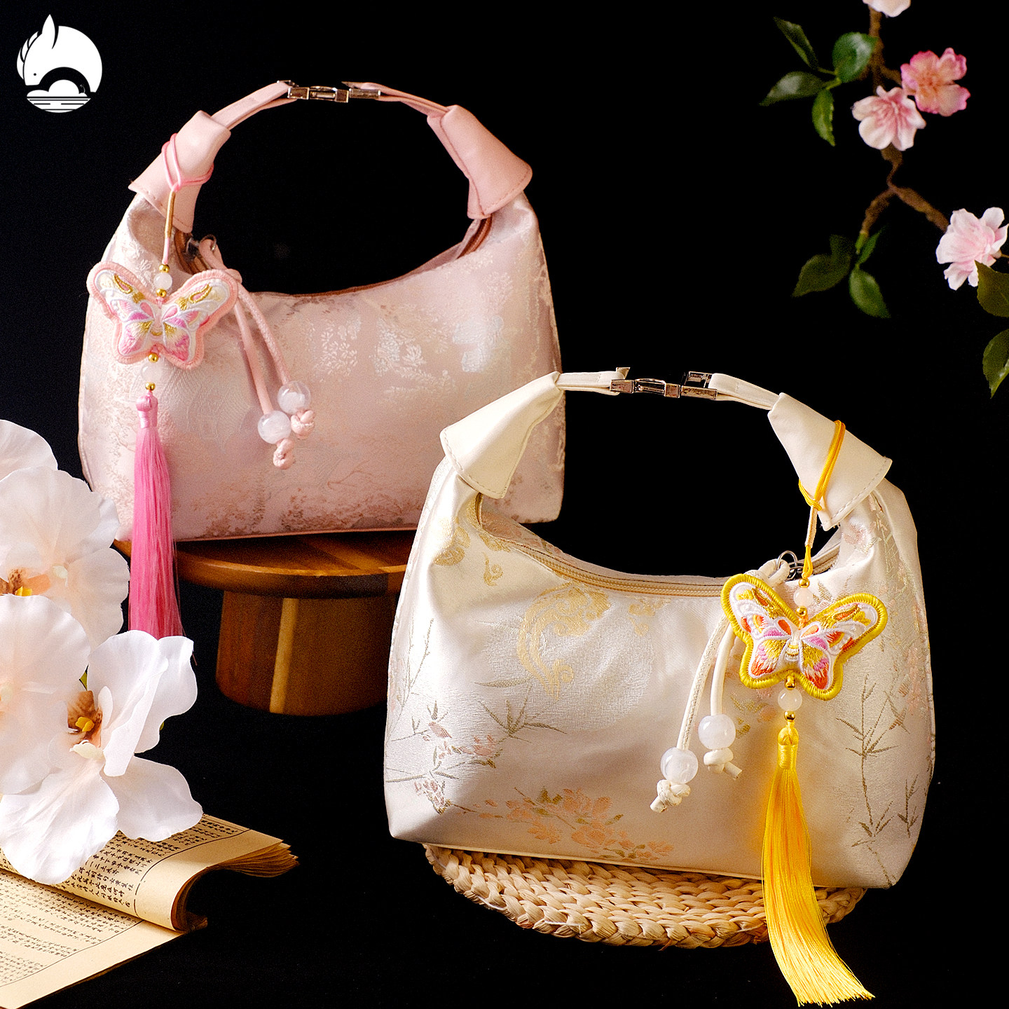 新中式国风刺绣伴手礼盒女伴娘实用礼品袋子手提包包结婚礼物成套