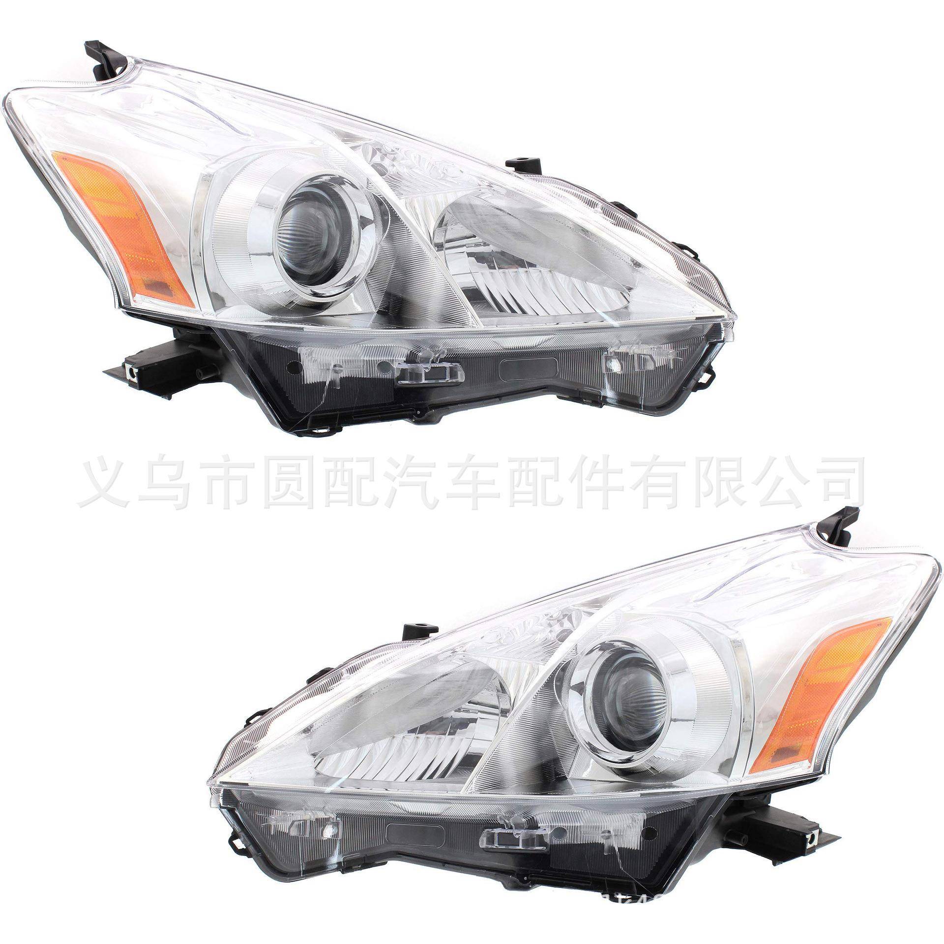 适用于丰田 Prius V/α (Alpha) 2011大灯黄片带透镜汽车照明灯具图片