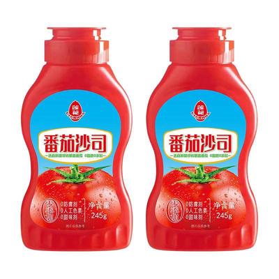 莲花0添加番茄沙司245g挤挤瓶装家用披萨面酱汉堡炸鸡薯条意大利