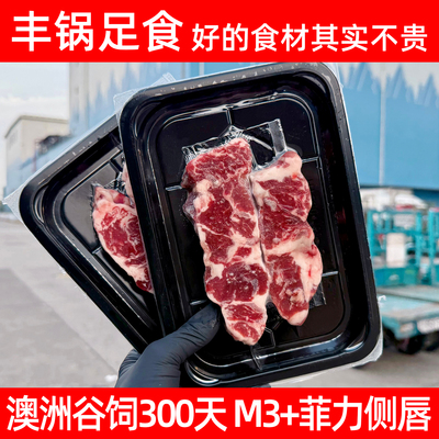 澳洲谷饲安格斯300天M3+菲力侧唇