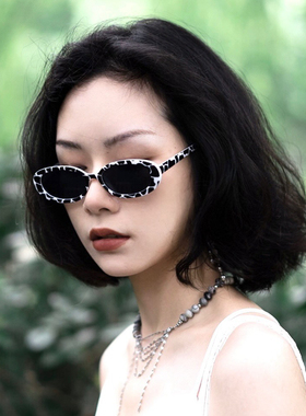 窄框欧美豹纹男女墨镜