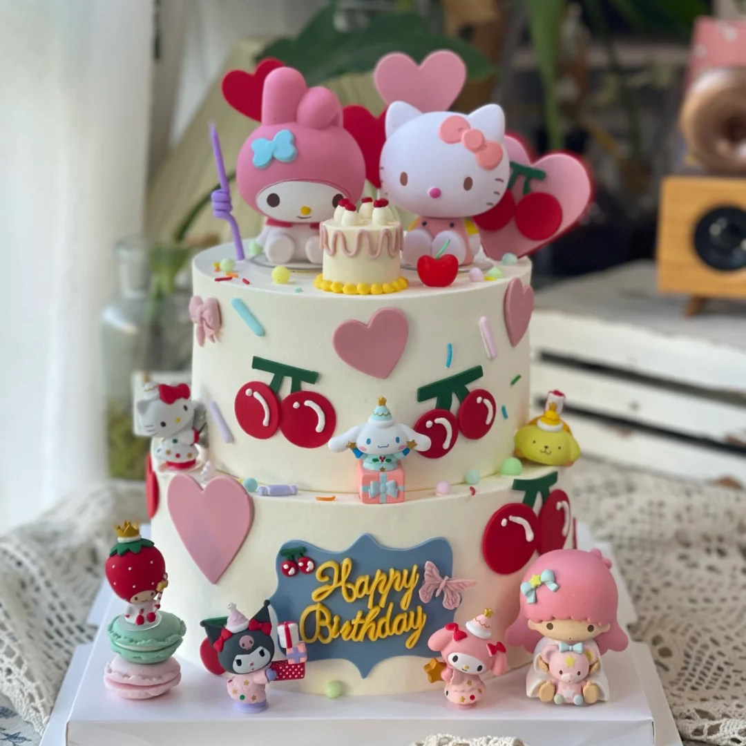 网红公主库洛米蛋糕装饰摆件玉桂狗kt帽女孩儿童甜品烘焙公仔插件,节庆用品/礼品,节日装扮用品,淘宝优惠券,粉丝福利购,淘宝优惠卷