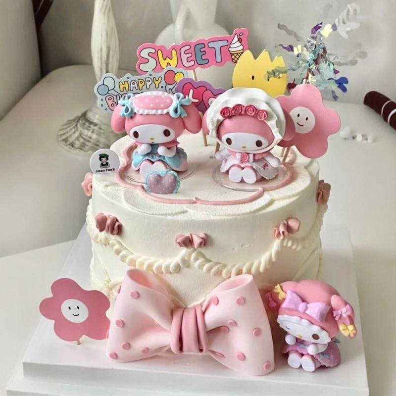 网红儿童美乐蒂库洛米蛋糕装饰帽子三丽欧插件公主甜品台派对用品,节庆用品/礼品,节日装扮用品,淘宝优惠券,粉丝福利购,淘宝优惠卷