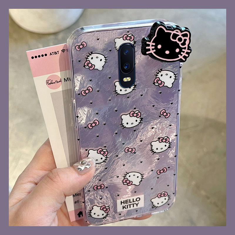 波点凯蒂猫适用oppor17pro手机壳r15x梦境版r11splus少女心r9s卡通r7plus立体r17可爱oppo粉色0pp0硅胶小众软