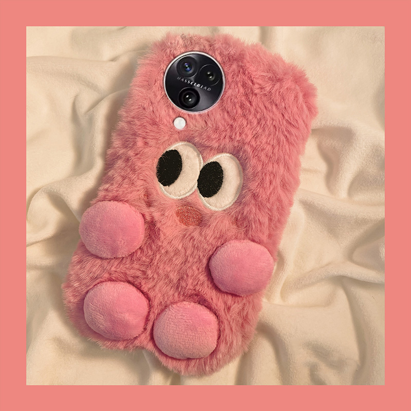 毛茸茸毛绒绒立体星之卡比手机壳