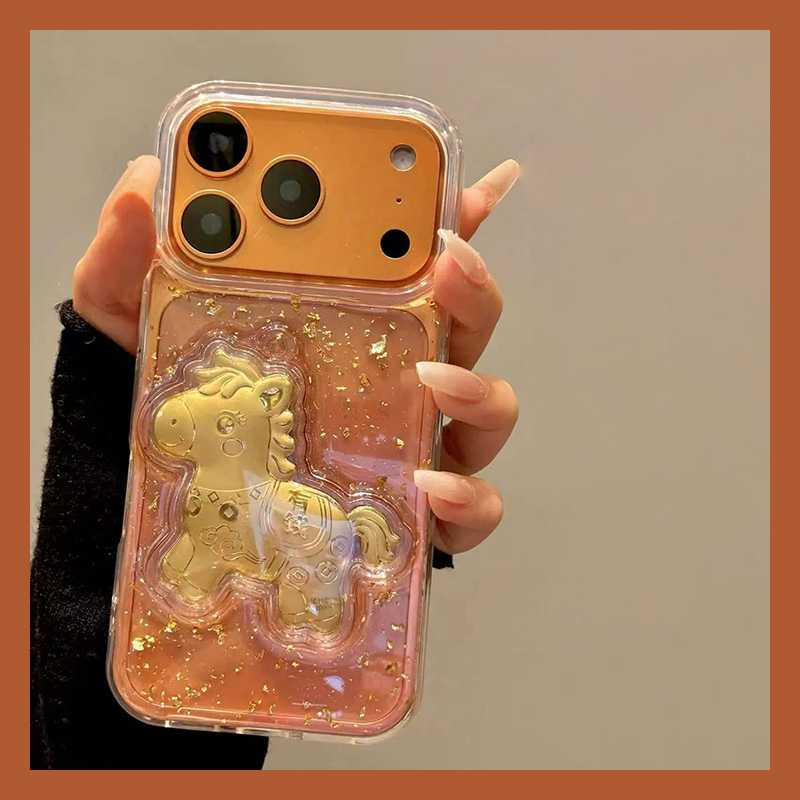 金色马上有钱适用华为mate70pro+手机壳mete60卡通mata50滴胶m40e金箔30epor高级感十立体hawei透明硅胶软壳p