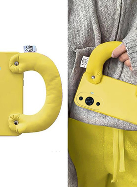 立体充棉腕带适用华为nova12pro手机壳novo11ultra手提nowa10z液态nove9se日韩8硅胶7i活力版6夏天5z简约4e3i