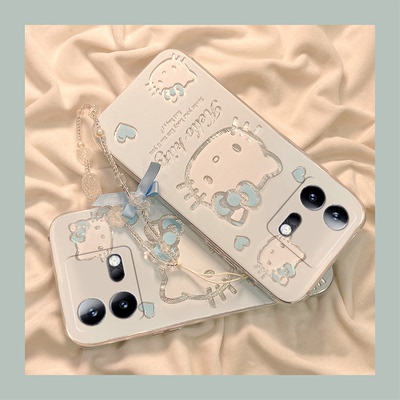 可爱卡通KT猫适用vivoiqooneo9pro手机壳iqoneo8se高级感neo7竞速版5s活力版6se超萌z1趣味855硅胶爱酷vivo女