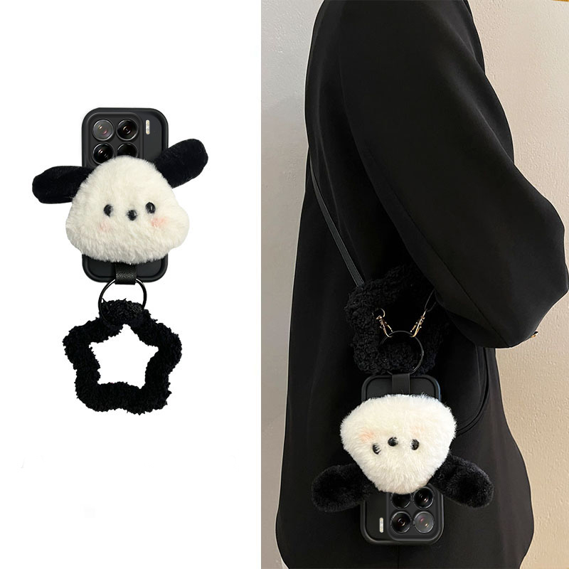 波点卡包适用小米15pro手机壳14ultra立体por卡套十五日韩十四插卡米斜挎mi硅胶xiaomi可背带斜跨新款软壳女p