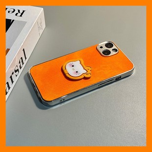 橙色可爱kt猫适用oppofindx9pro手机壳fondx8s立体x7支架x6凯蒂猫x5简约真我v30新款 v20牛仔纹q3s卡通oppo软p