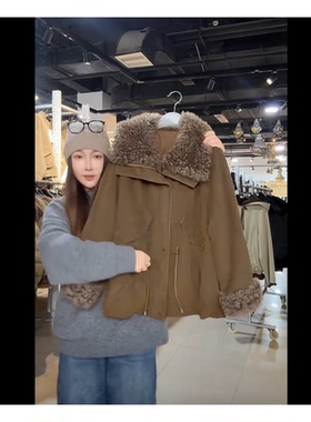 HERDERS 短款拉链款羽绒服外套 259131