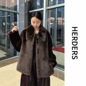 新款 HERDERS 高奢拉斐系列 原生态皮毛一天外套女52722
