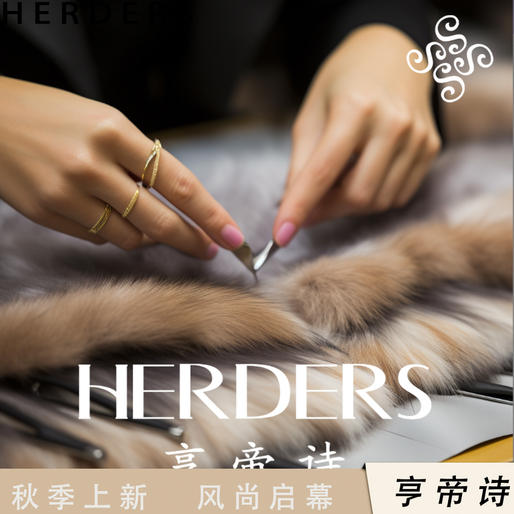 HERDERS 51-100孤品《按序列下单》通用捡漏单品样衣皮毛一体外套