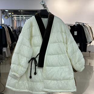 HERDERS 新中式鹅绒服女国风羽绒外套259575