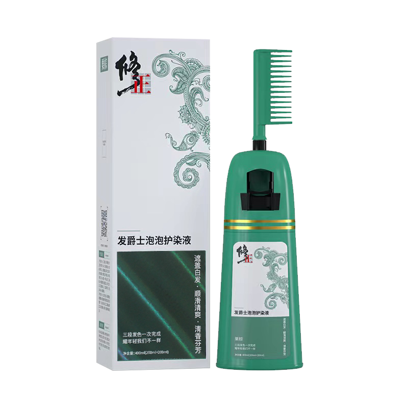 修正发爵士泡泡护染液染