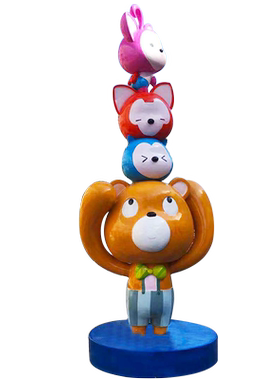 大型商场拍摄道具玩偶卡通动物