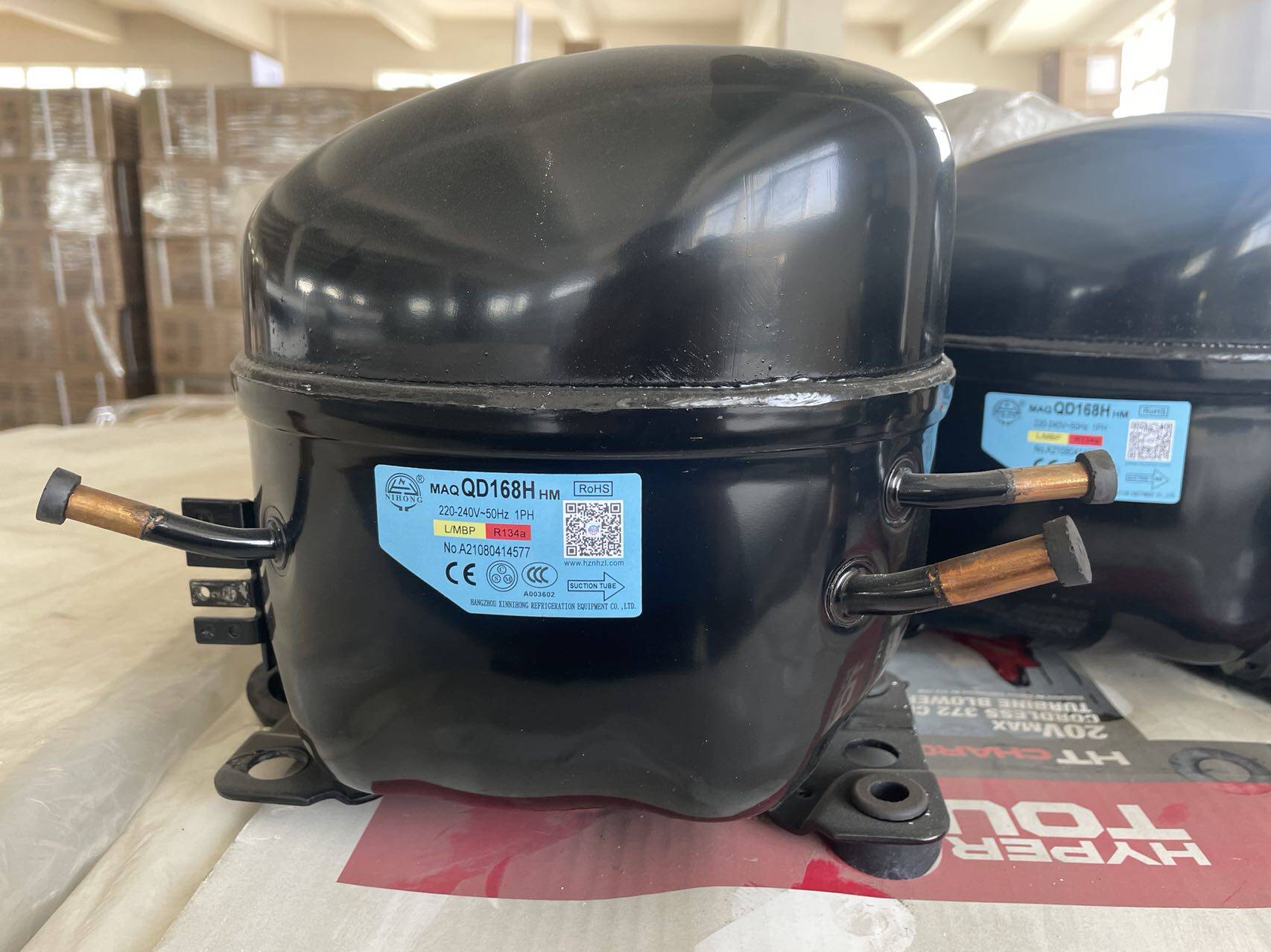 全新原装霓虹qd168h 麦迪sikelan压缩机adw168 h 425w冰箱压缩机