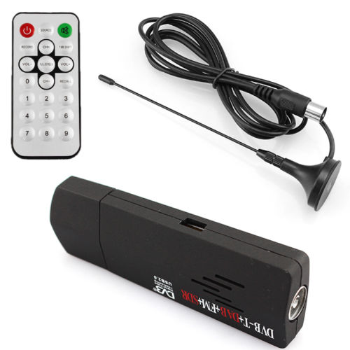 软体无线电R820T+RTL2832U USB SDR ADS-B DVB-T DAB FM飞机追踪