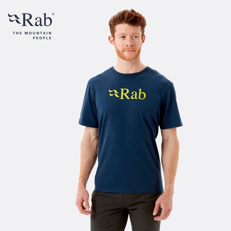 RAB睿坡Stance春夏男士棉质短袖轻量打底T恤休闲徒步上衣 QCB-08