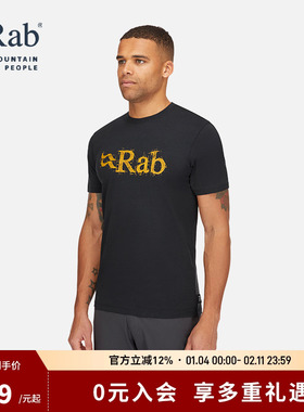 RAB睿坡Stance Tech Sketch男士户外休闲短袖吸湿透气T恤 QCC-02