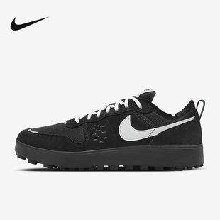 Nike耐克男鞋黑色运动鞋冬新款翻毛皮低帮复古休闲板鞋FZ3863-006