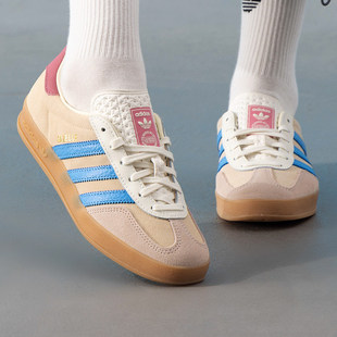 阿迪达斯ADIDAS三叶草T头轻便百搭男女2025款运动休闲板鞋JQ0010