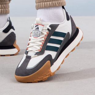 Adidas阿迪达斯男鞋女鞋2025春新款复古轻便休闲运动跑步鞋IF1789