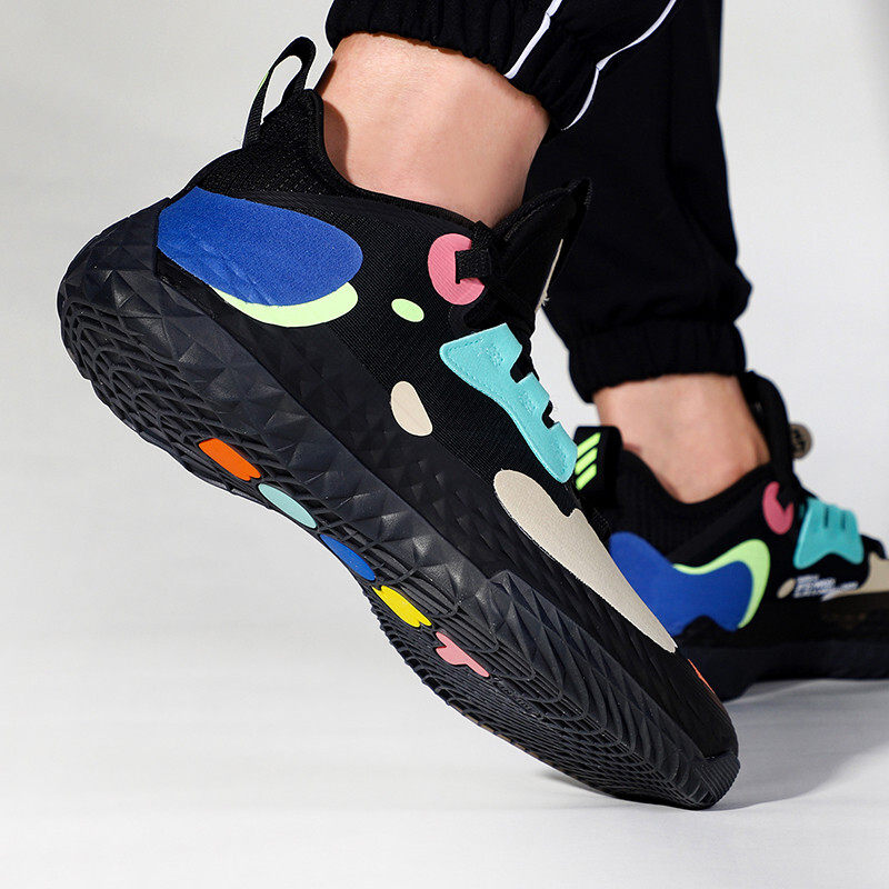 篮球鞋阿迪达斯哈登5代实战男鞋2022夏季新款中帮运动鞋潮fz1070