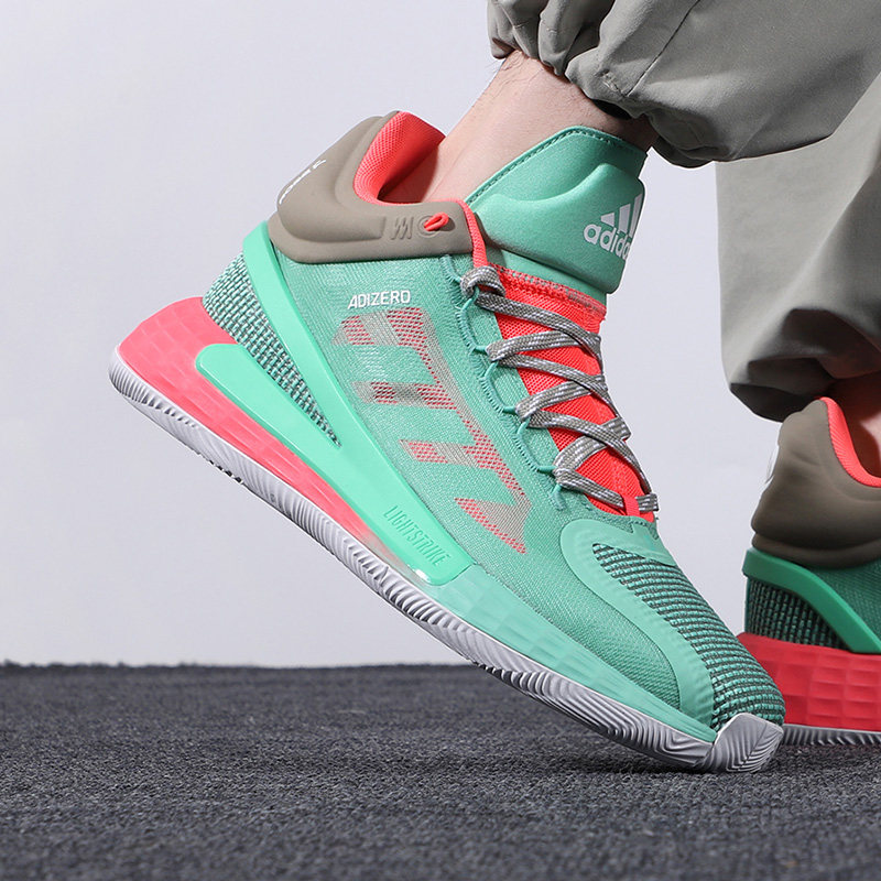 阿迪达斯篮球鞋男鞋2022夏季新款轻便休闲鞋耐磨防滑运动鞋fz1274