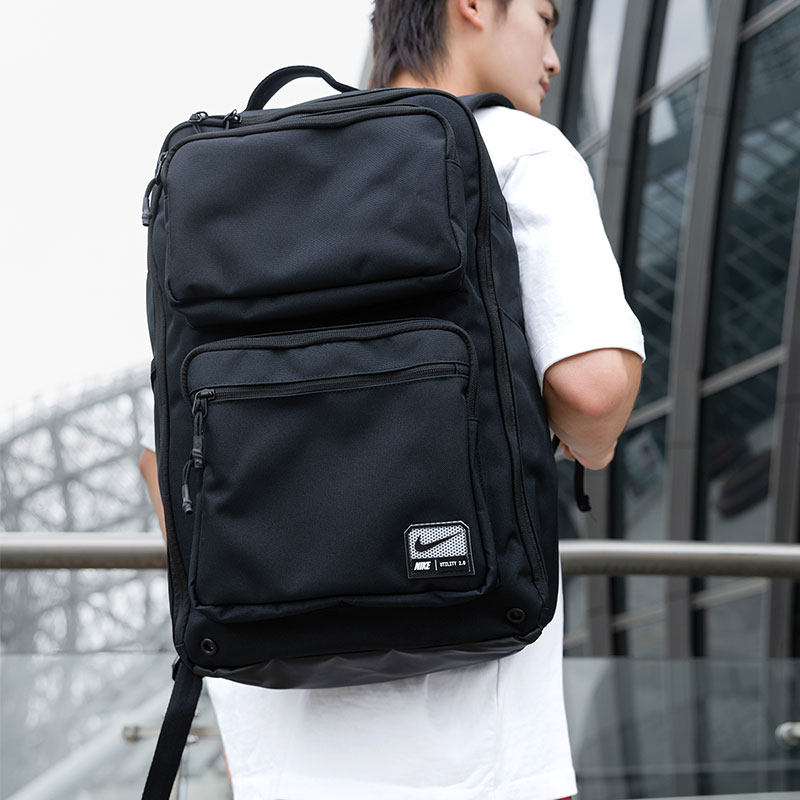 登山背包Nike耐克正品多口袋双肩包男女户外运动包新款训练休闲包