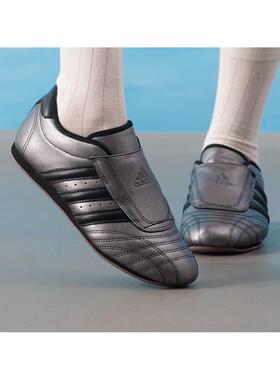 阿迪达斯休闲鞋女鞋新款TAEKWONDO MEI W薄底运动鞋一脚蹬JS4465