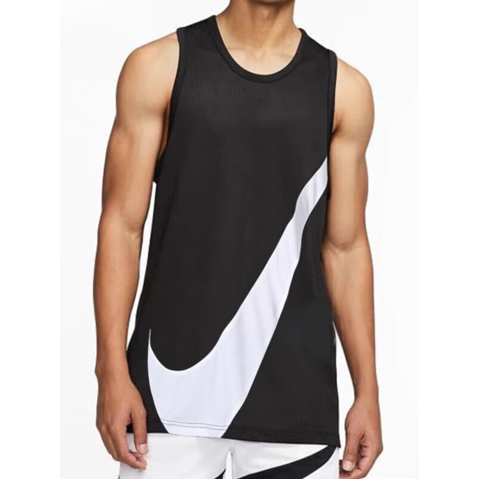 耐克夏季新款篮球背心男运动T恤透气无袖训练服薄款健身上衣