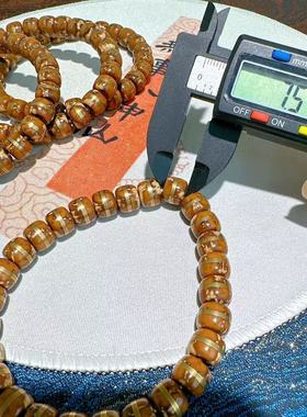 新品紫金鼠花皮一线天镶嵌一线天高抛手工雕刻佛珠文玩手串厂家直