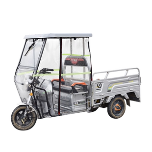 电动三轮车雨棚车篷遮阳棚前车头棚驾驶室挡雨棚蓬不锈钢电瓶车篷