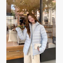 【英英Chili】带帽极简风排骨款韩系宽松无胆90白鸭绒羽绒服10.17